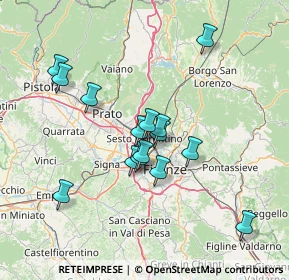 Mappa Via Giovanni Boccaccio, 50019 Sesto Fiorentino FI, Italia (12.79)