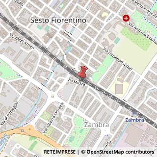 Mappa Via Mozza, 40, 50019 Sesto Fiorentino, Firenze (Toscana)