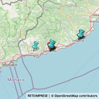 Mappa Via montà da, 18038 Sanremo IM, Italia (9.66636)