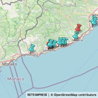 Mappa Via montà da, 18038 Sanremo IM, Italia (15.86846)