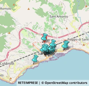 Mappa Via montà da, 18038 Sanremo IM, Italia (1.19313)