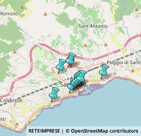 Mappa Strada Montà dei Lanza, 18038 Sanremo IM, Italia (1.24727)