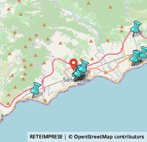 Mappa Via montà da, 18038 Sanremo IM, Italia (4.43364)