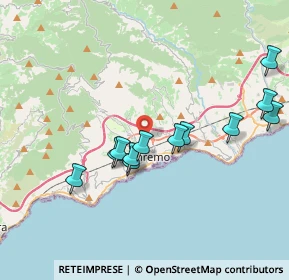 Mappa Strada Montà dei Lanza, 18038 Sanremo IM, Italia (3.725)