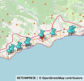 Mappa Piazza della Libertà, 18038 Sanremo IM, Italia (4.78182)