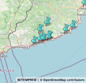 Mappa Piazza della Libertà, 18038 Sanremo IM, Italia (14.87909)