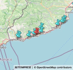 Mappa Piazza della Libertà, 18038 Sanremo IM, Italia (20.91643)