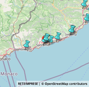 Mappa Strada Villetta, 18038 Sanremo IM, Italia (15.90909)