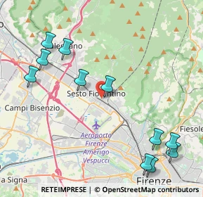 Mappa Via Nicolò Tommaseo, 50019 Sesto Fiorentino FI, Italia (5.21909)