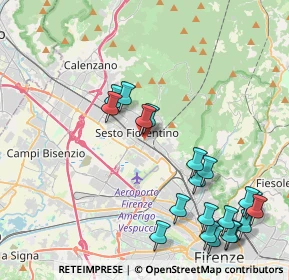 Mappa Via Nicolò Tommaseo, 50019 Sesto Fiorentino FI, Italia (5.0795)