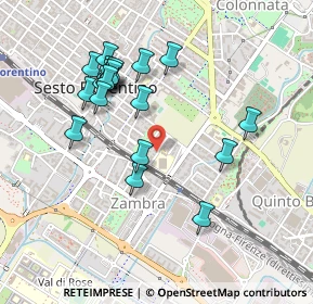 Mappa Via Nicolò Tommaseo, 50019 Sesto Fiorentino FI, Italia (0.474)