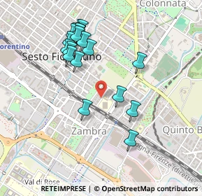 Mappa Via Nicolò Tommaseo, 50019 Sesto Fiorentino FI, Italia (0.491)