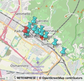 Mappa Via Nicolò Tommaseo, 50019 Sesto Fiorentino FI, Italia (1.19818)