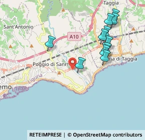 Mappa Strada Armea, 18038 Sanremo IM, Italia (2.08364)