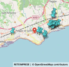 Mappa Strada Armea, 18038 Sanremo IM, Italia (2.029)