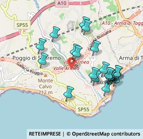 Mappa Strada Armea, 18038 Sanremo IM, Italia (0.927)