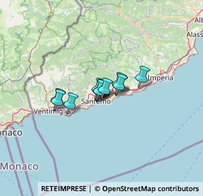 Mappa Via Alfonso Lamarmora, 18038 Sanremo IM, Italia (6.435)