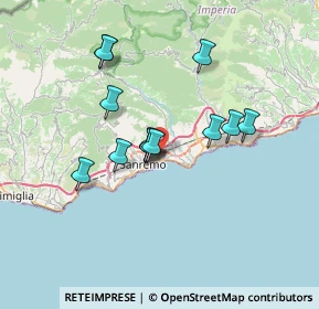 Mappa Via Alfonso Lamarmora, 18038 Sanremo IM, Italia (5.87231)