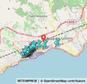 Mappa Via Alfonso Lamarmora, 18038 Sanremo IM, Italia (1.72556)