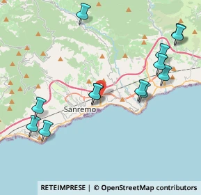Mappa Via Alfonso Lamarmora, 18038 Sanremo IM, Italia (4.68)