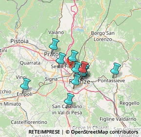 Mappa Via Pier Paolo Pasolini, 50019 Sesto Fiorentino FI, Italia (10.0525)