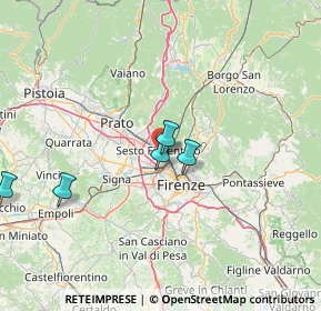 Mappa Via P.P. Pasolini, 50019 Sesto Fiorentino FI, Italia (43.59231)