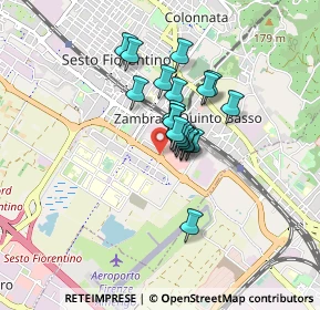 Mappa Via P.P. Pasolini, 50019 Sesto Fiorentino FI, Italia (0.5585)
