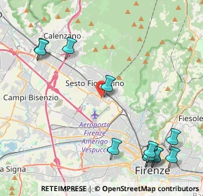 Mappa Via P.P. Pasolini, 50019 Sesto Fiorentino FI, Italia (5.68917)