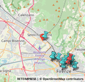 Mappa Via P.P. Pasolini, 50019 Sesto Fiorentino FI, Italia (5.85)