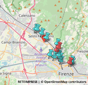 Mappa Via P.P. Pasolini, 50019 Sesto Fiorentino FI, Italia (3.56533)