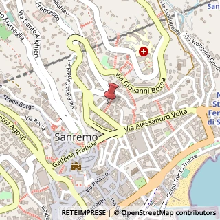 Mappa Via Zeffiro Massa, 134, 18038 Sanremo, Imperia (Liguria)
