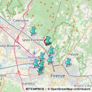 Mappa Via Giovanni da Sangiovanni, 50141 Firenze FI, Italia (3.50727)