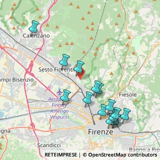 Mappa Via Giovanni da Sangiovanni, 50141 Firenze FI, Italia (4.64067)