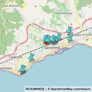 Mappa Via Antonio Melandri, 18038 Sanremo IM, Italia (1.45917)