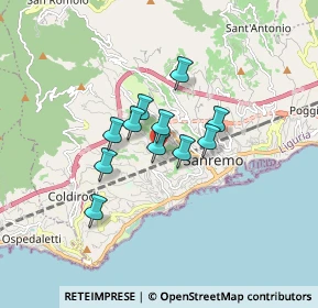 Mappa Via Gabriele D'Annunzio, 18038 Sanremo IM, Italia (1.13)