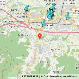 Mappa Via di Vicopelago, 55100 Lucca LU, Italia (2.74833)