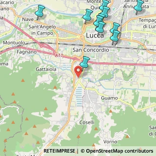 Mappa Via di Vicopelago, 55100 Lucca LU, Italia (3.05)