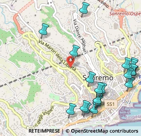 Mappa Via Pietro Agosti, 18038 Sanremo IM, Italia (0.6865)