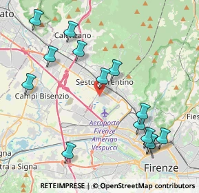 Mappa Via della Lastruccia, 50019 Sesto Fiorentino FI, Italia (4.77071)