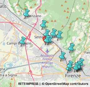 Mappa Via della Lastruccia, 50019 Sesto Fiorentino FI, Italia (4.54059)