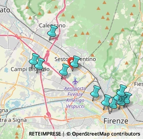 Mappa Via della Lastruccia, 50019 Sesto Fiorentino FI, Italia (4.80583)