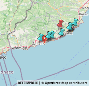 Mappa Via Duca D'Aosta, 18038 Sanremo IM, Italia (12.36818)
