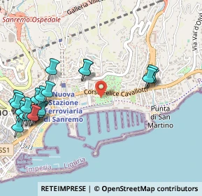 Mappa Via Alfredo Nobel, 18038 Sanremo IM, Italia (0.654)