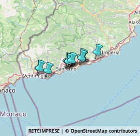 Mappa Via Scoglio, 18038 Sanremo IM, Italia (6.33667)