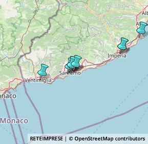 Mappa Via Scoglio, 18038 Sanremo IM, Italia (22.98909)