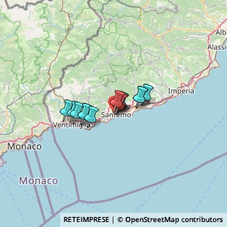 Mappa Via Mongioie, 18038 Sanremo IM, Italia (7.71615)