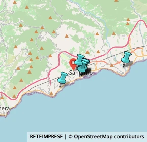 Mappa Via Mongioie, 18038 Sanremo IM, Italia (1.84091)