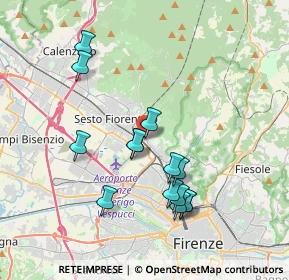 Mappa Via del Termine, 50019 Sesto Fiorentino FI, Italia (3.63143)