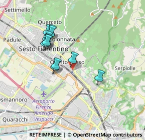 Mappa Via del Termine, 50019 Sesto Fiorentino FI, Italia (1.64727)