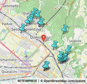 Mappa Via del Termine, 50019 Sesto Fiorentino FI, Italia (2.2355)